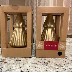 Allen + Roth Gold Holiday light Up Christmas 🎄 Trees